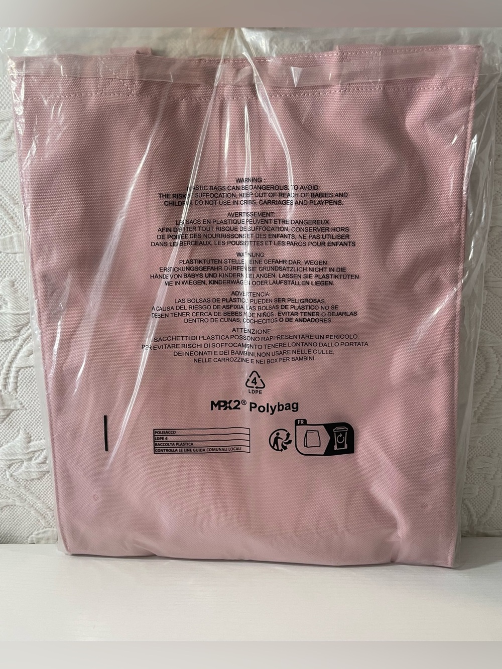 Women's Burberry Pink Tote Bag in Original Packaging - Picture 3 of 4